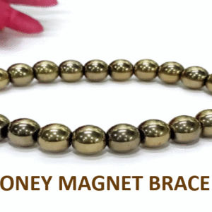Natural Pyrite Stone Bracelet – Polished Beads for Protection & Prosperity